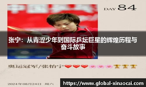 张宁：从青涩少年到国际乒坛巨星的辉煌历程与奋斗故事