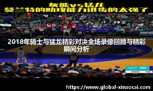 2018年骑士与猛龙精彩对决全场录像回顾与精彩瞬间分析